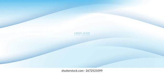Fundo de onda azul e branco abstrato Ilustrações para modelos - design moderno na moda Partners.modern.