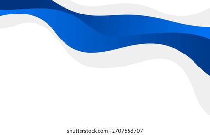 Fondo de onda azul y blanco Abstractas, Fondo de pantalla minimalista moderno, curvas de gradiente suaves. Conveniente para los diseños de la Plantilla, los Anuncios de la venta, las tarjetas de visita, los Sitios web y las páginas