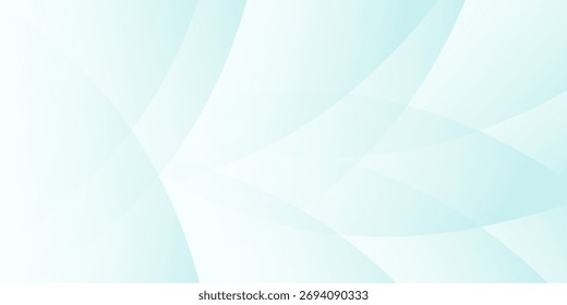 Abstractas fondo geométrico de gradiente de onda azul y blanco. Con espacio para la tecnología y diseño de concepto moderno. Ilustración vectorial