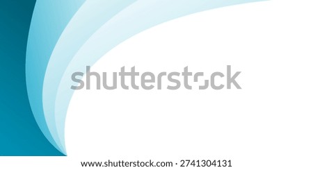 Abstract blue and white wave layer background for corporate concept, template, poster, brochure, website, flyer design. vector illustrations