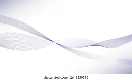 An abstract blue white wave pattern background design elegant smooth flowing, This content was created using vector drawing tools and software, not generated by AI
