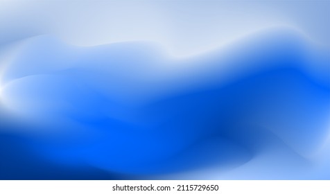 Abstract blue and white waves background