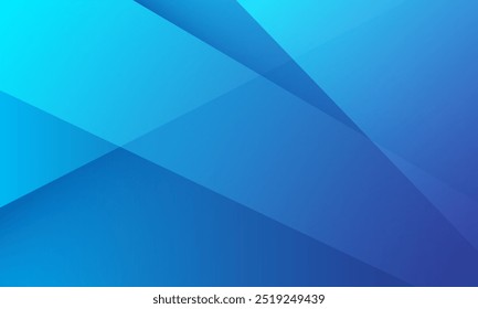 Abstract blue wide banner background. Vector illustration