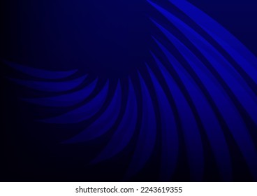 Abstract blue wings. flow movement dynamic. abstact motion curve background