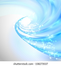 Abstract blue winter background