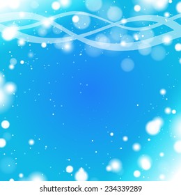 abstrakter blauer Winterhintergrund