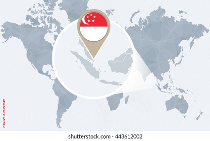 World Map Singapore Images Stock Photos Vectors Shutterstock