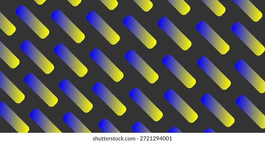 Fondo Abstractas de líneas 3D azules y amarillas. Fondo de líneas 3d azul y amarillo abstracto. Vector