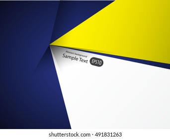 Abstract blue and Yellow background