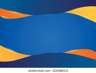 Abstract blue and yellow background with light effects