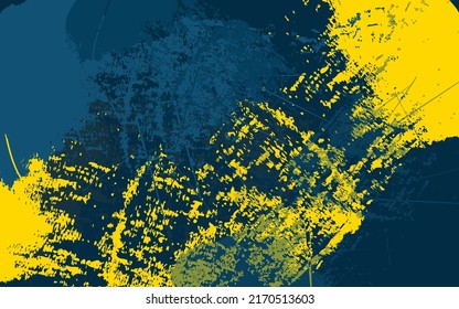 Abstract blue and yellow background vector