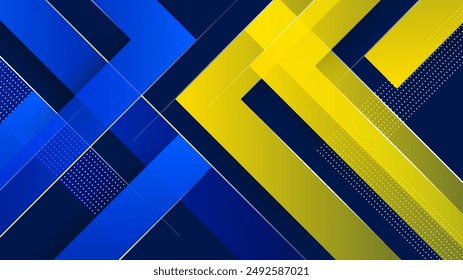 Abstractas fondo azul y amarillo. Vector abstracto Diseño gráfico Anuncio patrón de presentación fondo Fondo de pantalla Web Plantilla.