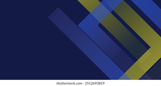 Abstract blue and yellow background. Vector abstract graphic design banner pattern presentation background wallpaper web template.
