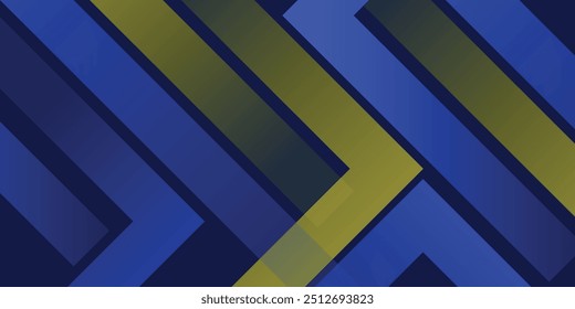 Abstract blue and yellow background. Vector abstract graphic design banner pattern presentation background wallpaper web template.