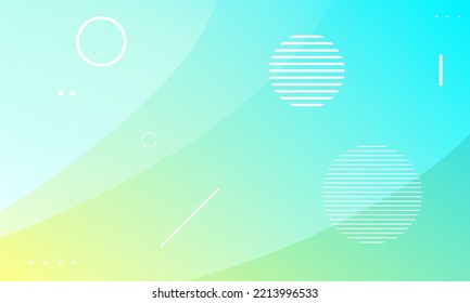 Abstract blue and yellow color background. Vector illustration