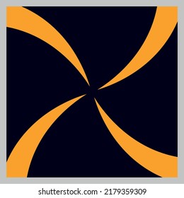 Abstract blue and yellow color social media post banner background template with editable eps