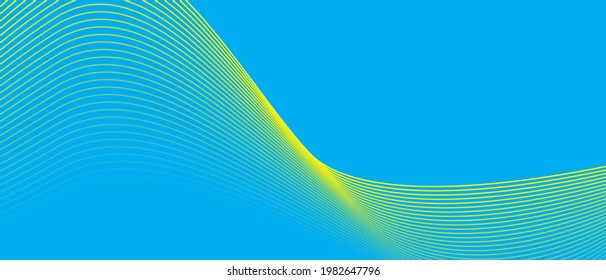 Abstract blue Yellow gradient background Ecology concept for your graphic design,