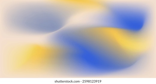 abstract blue yellow gradient background, business technology digital communication template, artificial intelligence illustration element, future banner poster cover pattern creative graphic vector