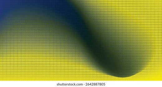 Fondo degradado azul y amarillo Abstractas. Ilustración vectorial. Bellamente ondulado