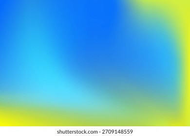 Fondo degradado azul y amarillo Abstractas con bordes suaves para proyectos de diseño moderno