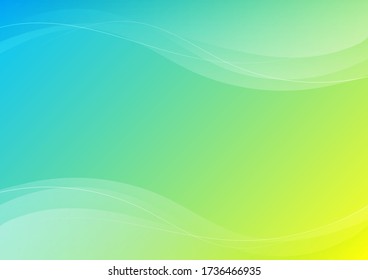 abstrakte blaue und gelbe Farbverlaufsformen Hintergrund.