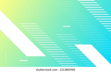 Abstract blue and yellow gradient geometric shape background. Eps10 vector