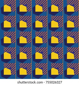Abstract blue, yellow and orange pattern that can be used to make web and desktop backgrounds.