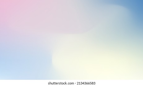Abstrakter, blauer und gelber Farbverlauf-Hintergrund mit weißem, glattem und unscharfem mehrfarbigem Hintergrund