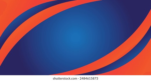 Abstract blue, yellow, red, black and green gradient line dynamic simple curve smooth design modern premium elegant background vector corner  illustration.