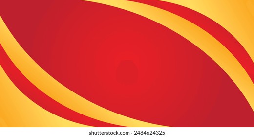 Abstract blue, yellow, red, black and green gradient line dynamic simple curve smooth design modern premium elegant background vector corner  illustration.