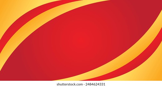 Abstract blue, yellow, red, black and green gradient line dynamic simple curve smooth design modern premium elegant background vector corner  illustration.