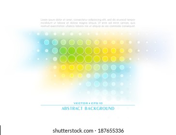 Abstract blue and yellow techno background. Vector