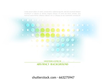 Abstract blue and yellow techno background. Cover design template layout for corporate business book, booklet, brochure, flyer, poster. Vector