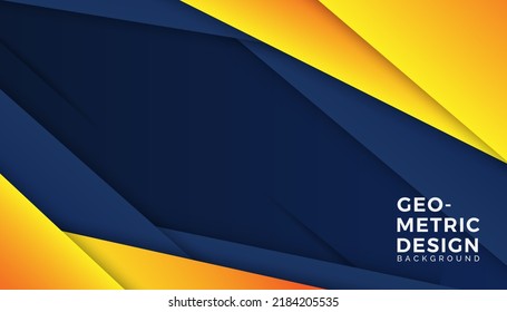 Abstract blue and yelow dynamic lines gradient background