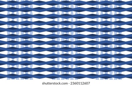 abstract blue zigzag diamond strip line cross background repeat seamless pattern, replete image design for fabric printing or wall, wallpaper, shirt print