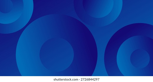 abstract Bluebackground with circular shapes