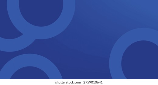 abstract Bluebackground with circular shapes