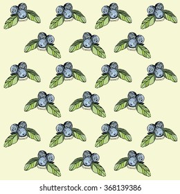 abstract blueberry pattern 