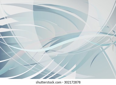 Abstract blue-gray background witch feather.