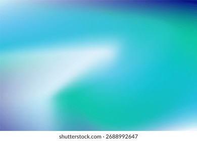 Fundo De Gradiente Azul-Verde Abstrato Com Desfoque Suave Para Design E Marca Digital