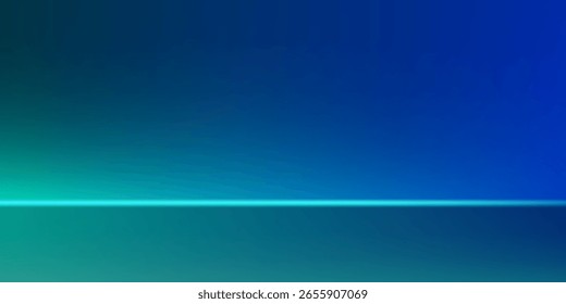 Abstractas sala de estudio degradado azul-verde, patrón de fondo abstracto, paredes y piso reflejan luces de neón simple abstracto