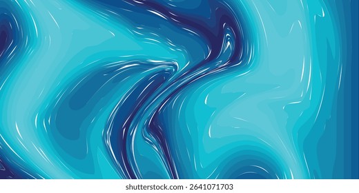 abstract bluel gradient wavy lines 3d background  decorative landscape. eps 10