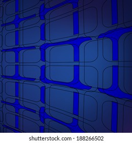 Abstract blue,lights on blue background,vector illustration.