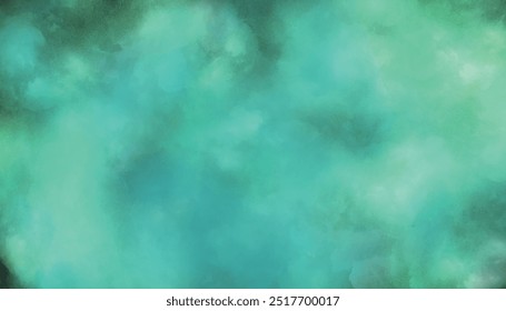 Fondo Abstractas de la acuarela de Bluesky, ilustración, textura para el diseño, el vapor de Smoke se mueve sobre un fondo negro. Textura de niebla.	