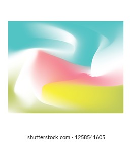Abstract blue-sky white pink green yellow color vector illustrator background for use in designer and backdrop show display