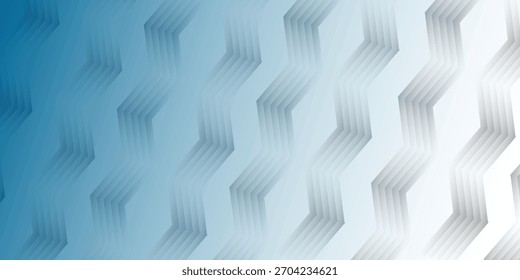 "Abstract blue-to-white gradient background with layered chevron patterns, creating a clean, modern, and dynamic look suitable for tech, corporate, and creative designs."