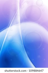 Abstract blue/violet wavy background. Vector illustration eps 10