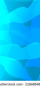 Abstract Bluish blue modern waves soft plush texture with smooth and clean vector smooth background illustration