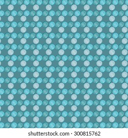Abstract Bluish Spirals Background