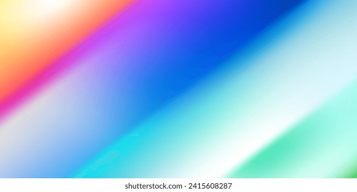 Abstract blur background, blue and orange mesh gradient, color power, pattern for you presentation, vector design wallpaper